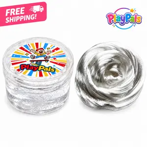 Clear Glass Putty Slime - Non-Toxic Sensory Fidget Toy for Anxiety Relief, ADHD Therapy, Squishies & Sensory Products for Kids crazy aaron liquid