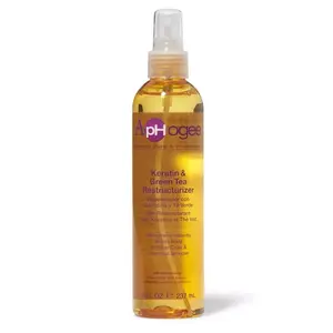 Aphogee Keratin & Green Tea Restructurizer 8 fl oz - Regenerador con Queratina y Té Verde para Cabello Dañado