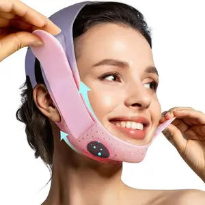 V-Line Chin-Lifting Mask - Soft Silicone Chin Strap, Facial Lifting Band