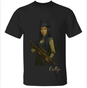 Caitlyn Arcane Piltover’s Finest Oversized Tee – Steal the Show With This Iconic Character Fit!