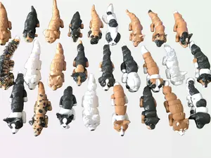 3D Printed Puppy Dog Breeds Figurines Decor Friend