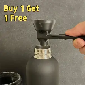 Anti-Spill 2-in-1 Coffee Scoop with Funnel - 2-Tablespoon Measuring Scoop for Reusable K-Cups | Dishwasher Safe Scoop for Ground Coffee/Protein Powder/Tea Maker | Compact Storage Design - A Gift for Mother's Day