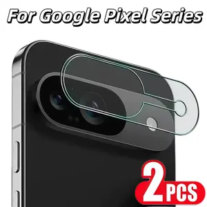 2-Pack Rear Camera Lens Protector for Google Pixel Series, HD Clarity, Scratch-Resistant, Wear-Resistant, Durable, Protection, Phone Accessories