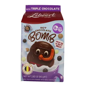 Belgian Hot Chocolate Bombs - 2 Bombs in each Box - Perfect Beverage for a Cozy Night - Premium Hot Chocolate