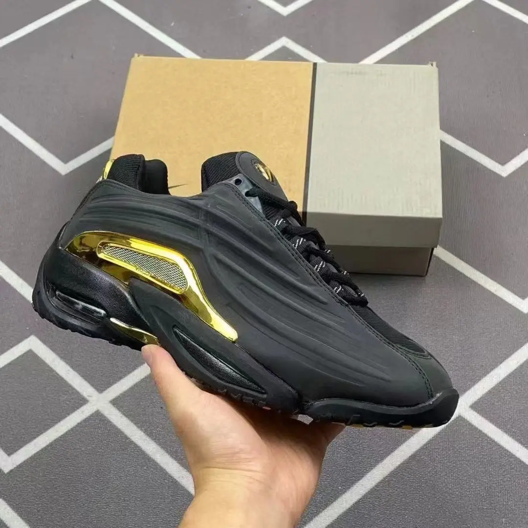 Xigong Duck Shoes--Black with Silver Trim