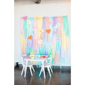 Candy Heart Fringe Backdrop
