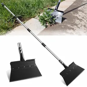 67" Multifunctional Gardening Shovel Adjustable Heavy Duty Gardening Tool, Moss Removal - Alloy Steel Blade, Ergonomic Handle for Lawn, Driveway & Pathways