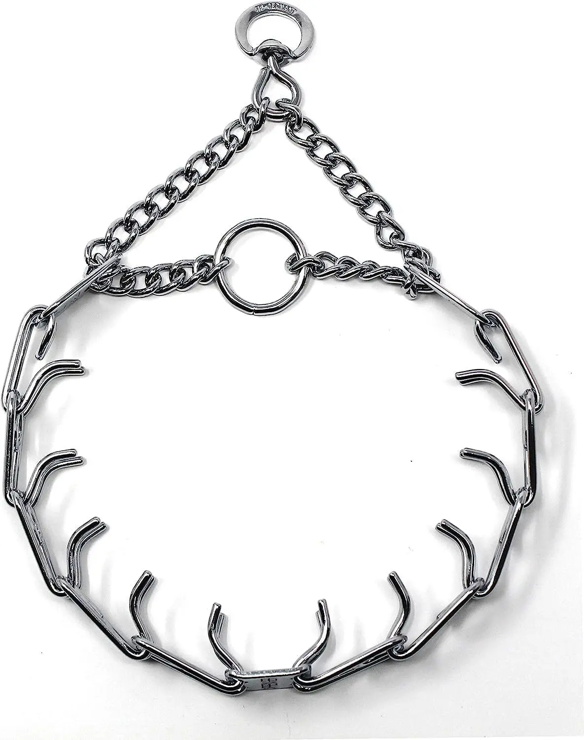 Herm Sprenger Chrome Prong Collar with Swivel