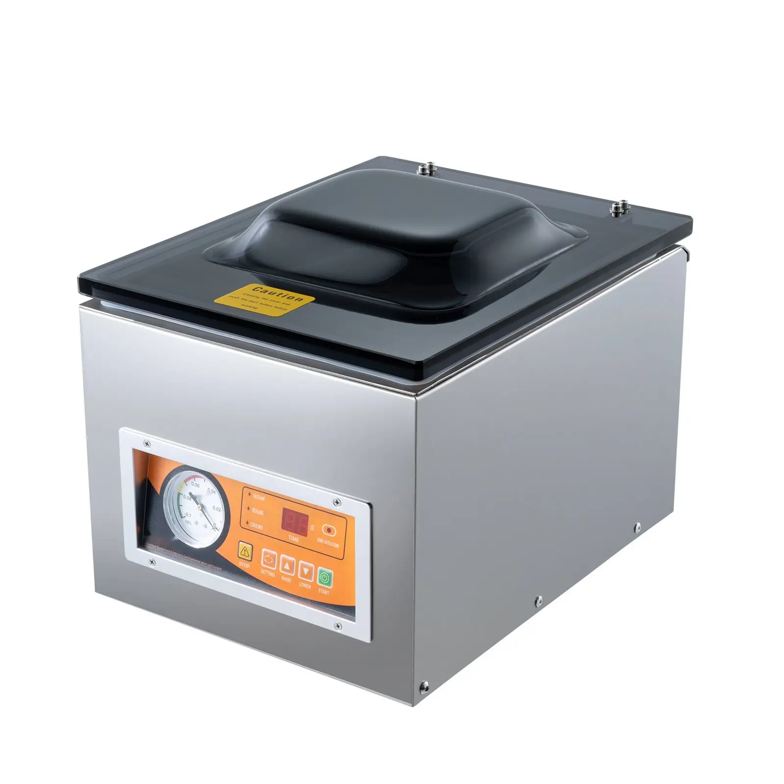 Chamber Vacuum Sealer With 260W Sealing Power, Vacuum Packing Machine For Wet Foods, Meats, Marinades And More; 10.2-Inch Sealing Length; Compact Home Kitchen And Light Commercial Use; Food Preservation, Freshness Retention