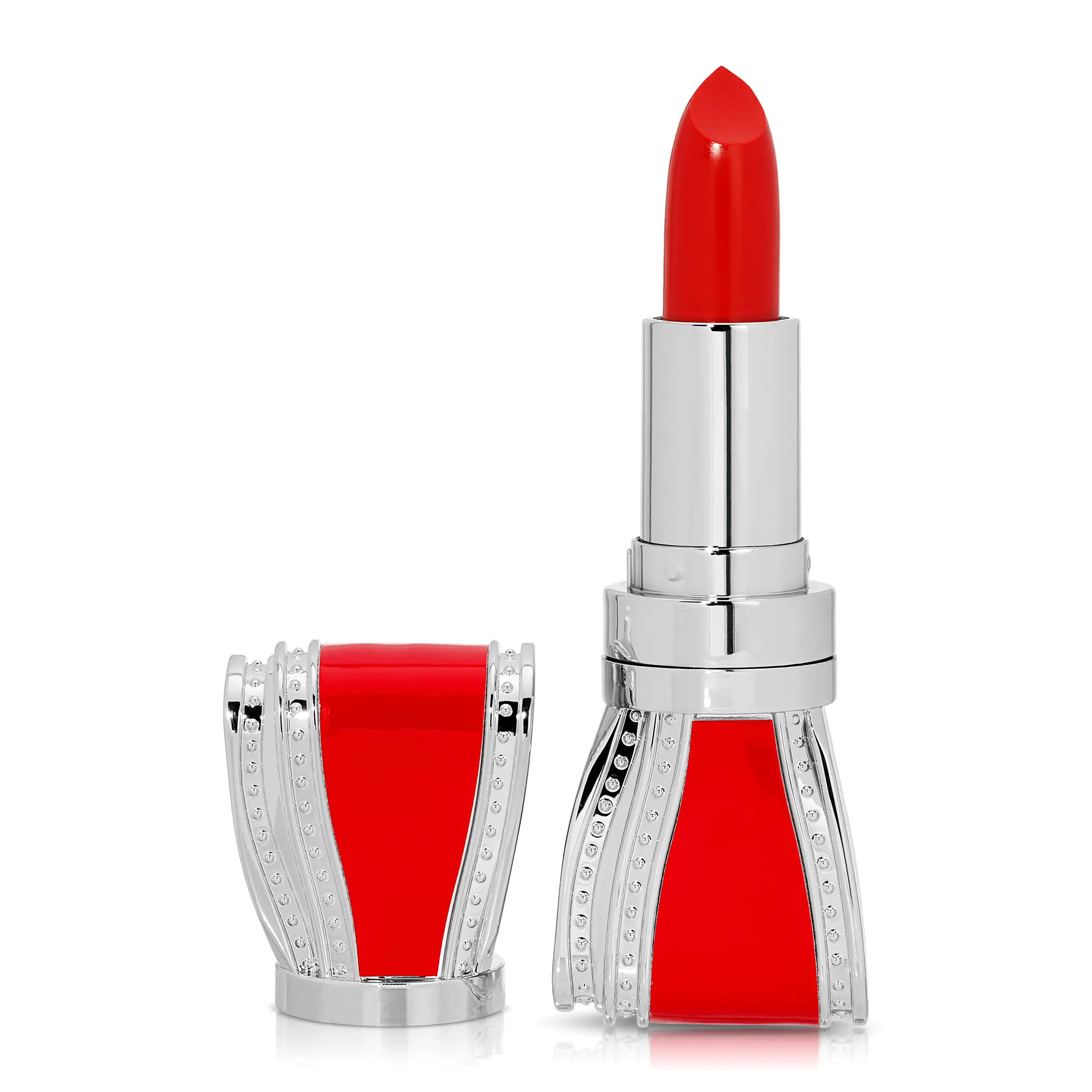 Ultra Creme Lipstick Mistletoe Beau Babe Beauty | Red Coral lip product gloss viral Lipgloss Makeup Glossy Cosmetic Nourishing Summer Spring Longwearing Moisturizing Pigmented Comfortable Clean Girl Korean Trendy Viral Trend Popular Top Selling