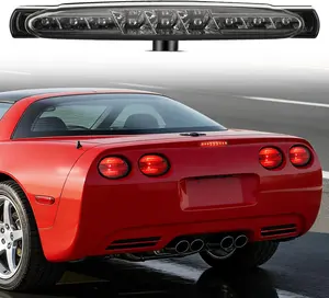 Nilight Brighter High Mount 3rd Brake Light - Smoked PC Lens, Plug-and-Play Tail Stop Light, Rear Center Cab Lamp Compatible with Chevy Corvette C5 (1997-2004)