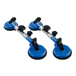 2PCS 396lb Vacuum Leveling Clamp - 360° Swivel Seamless Installer for Granite/Quartz/Stone Countertops - Adjustable Grip Lift Tool for Tile & Glass Slabs tools