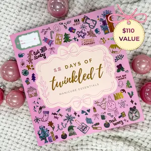 Twinkled T Advent Calendar Nail Polish Manicure Nail Care