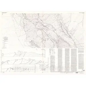 Beck Mountain-Crestone Quadrangles, Colorado - Geologic Map, 1986