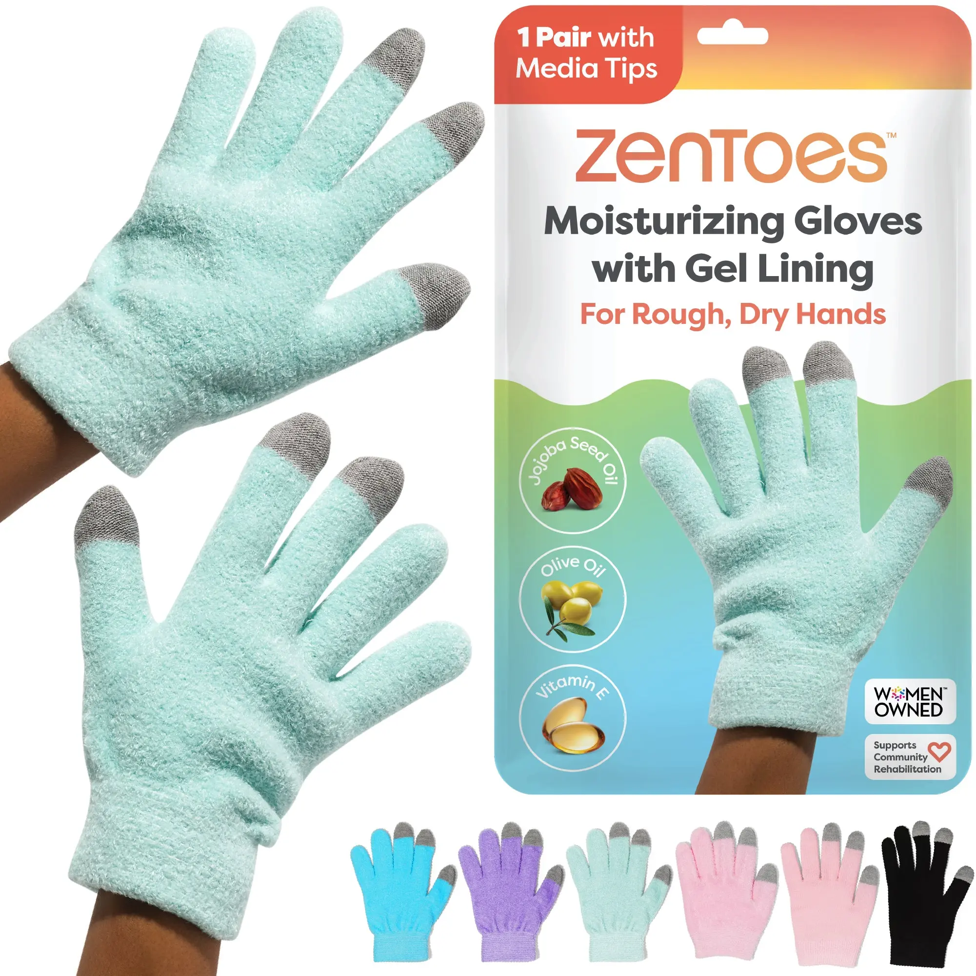Moisturizing Gel Lined Gloves