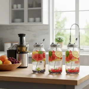 Stainless Steel Pouring Lid For Standard Mason Jar Leak Proof Design Seal Cover