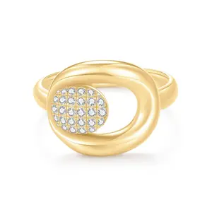 18K Yellow Gold 0.25 CTW Full Cut Diamond Ring – 26 Stones