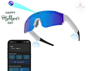 2026 AI Smart Glasses with Camera 4K, Wearable Video Running Glasses with Voice Control & Object Recognition, Sunglasses with Wireless Bluetooth Call Designed for Skiing, Cycling, Hiking and All Outdoor Adventures