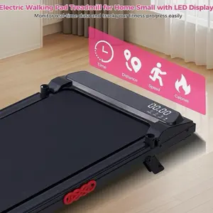 Walking Pad Treadmill with 15% Incline and Handle Bar 3.0HP Folding