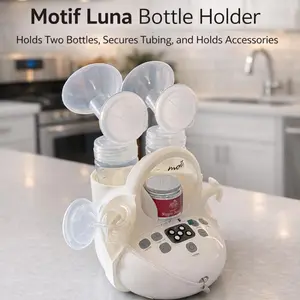 Bottle Holder for the Motif Luna breast Pump - Organize Your Space and Simplify Your Pumping Journey - Perfect Fit