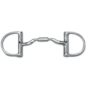 Myler English Pony Dee Snaffle Low Port Comfort Snaffle with Copper Inlay - 3" Dee Ring - Dressage Legal