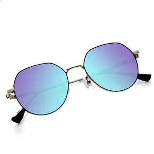 Pilestone Color Blind Glasses TP-105 Lens B Nova Aviator Titanium Alloy Frame for Severe Red-Green Deficiency Indoor & Outdoor Female & Male