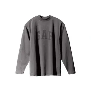 Yeezy Gap Dove Longsleeve Tee Dark Grey (men) by StockX