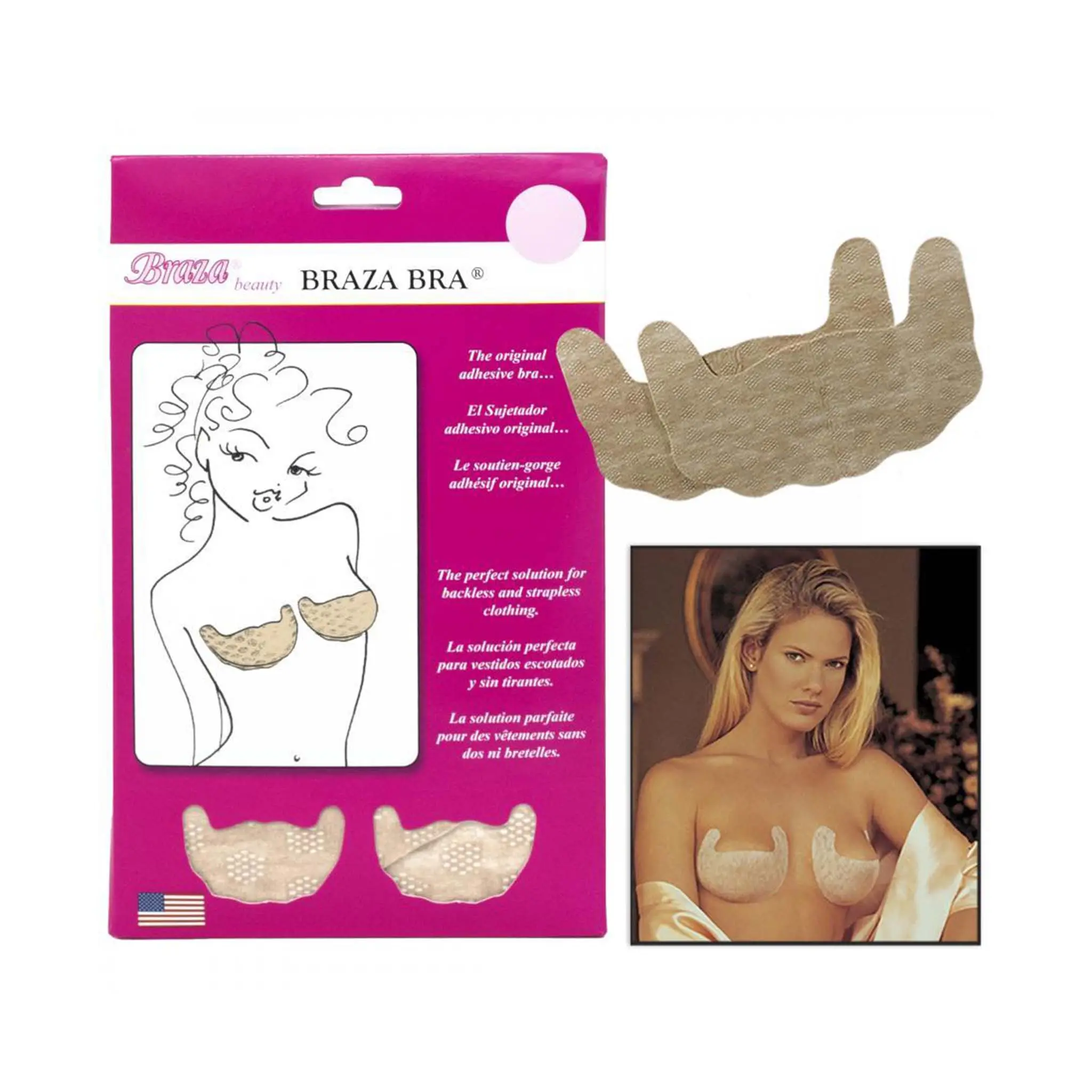 Braza Bra 3 Pair Beige