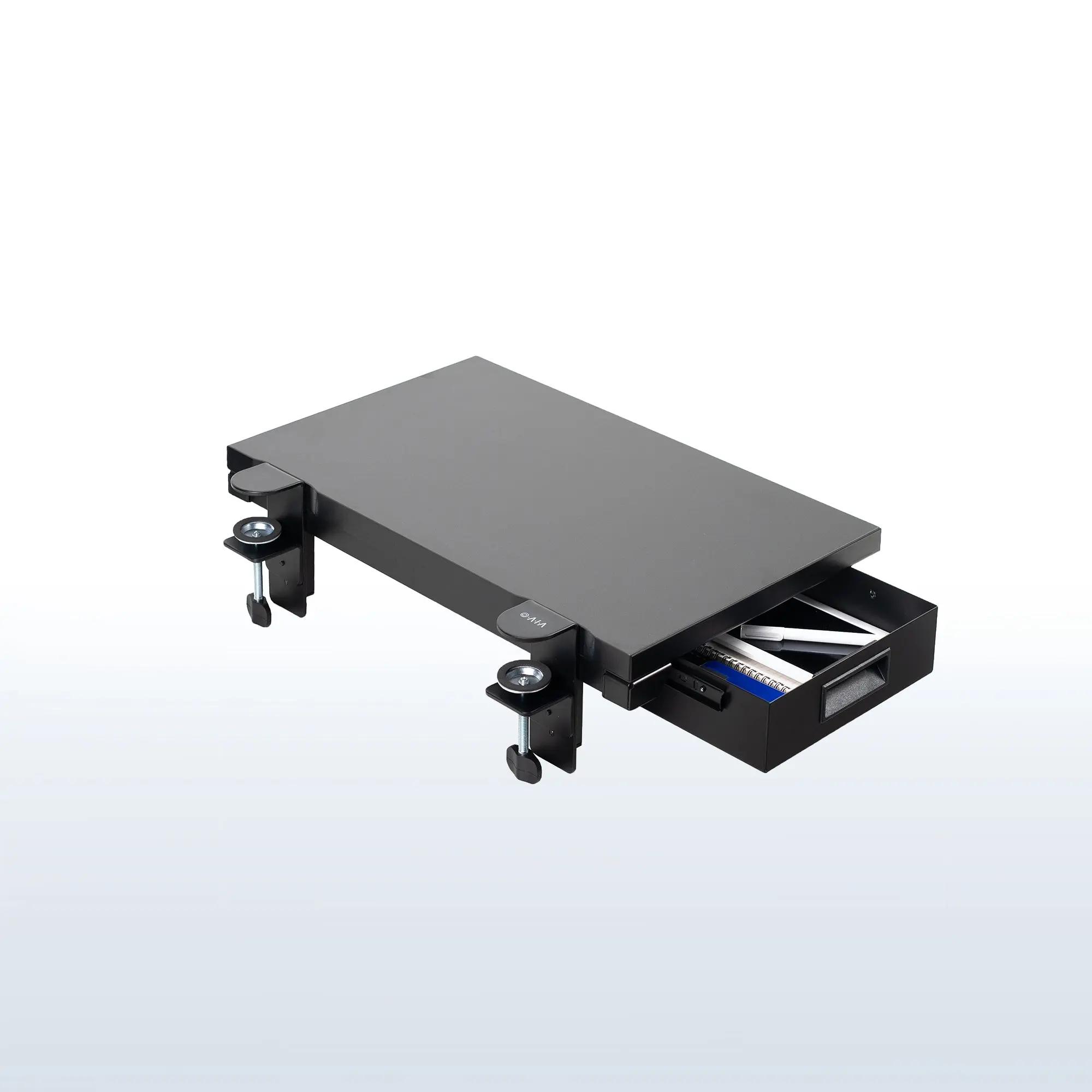 Clamp-on 24" x 14" Desk Extension with Storage