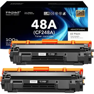 48A Toner Cartridges Compatible with HP CF248A Replacement for Laserjet Pro M15w M15a M16a M16w Laserjet Pro MFP M29w M29a M28a M30w M31w Printers (Black, 2 Pack)