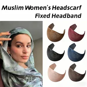 Muslim Women's Hijab Fixer Clip, Anti-Slip Headscarf Holder, Portable Hair Nylon Hijab Clip, Windproof Hijab Hairbandholder