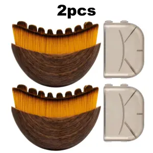 2pcs Lymphatic Contour Massage Brush for Jawline Chin & Facial Sculpting, Soft Brushing Tool for Lymphatic Drainage and Fatigue Relief Gentle Body Care