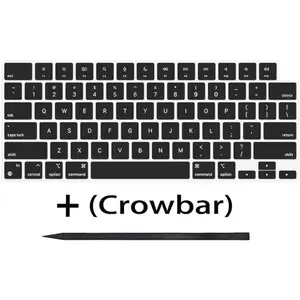 Replacement Keycaps  for MacBook Air M2 M3 M4 13'' 15'' A2681 A3113 A2941 A3114, MacBook Pro/Max 14 16'' M2 M3 M4 A2779 A2780 A2918 A2992 A2991 A3401 A3112 2022-2024 Black