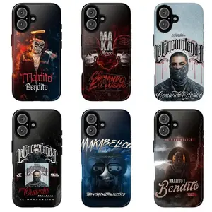 El Makabelico Phone Case, Corridos Tumbados Regional Mexican Aesthetic Design Phone Case, Premium Shockproof Protective Slim Cover, Gift for Fans PSuitable for iPhone 17-11 Pro Max/Plus and  Samsung Galaxy S23-25
