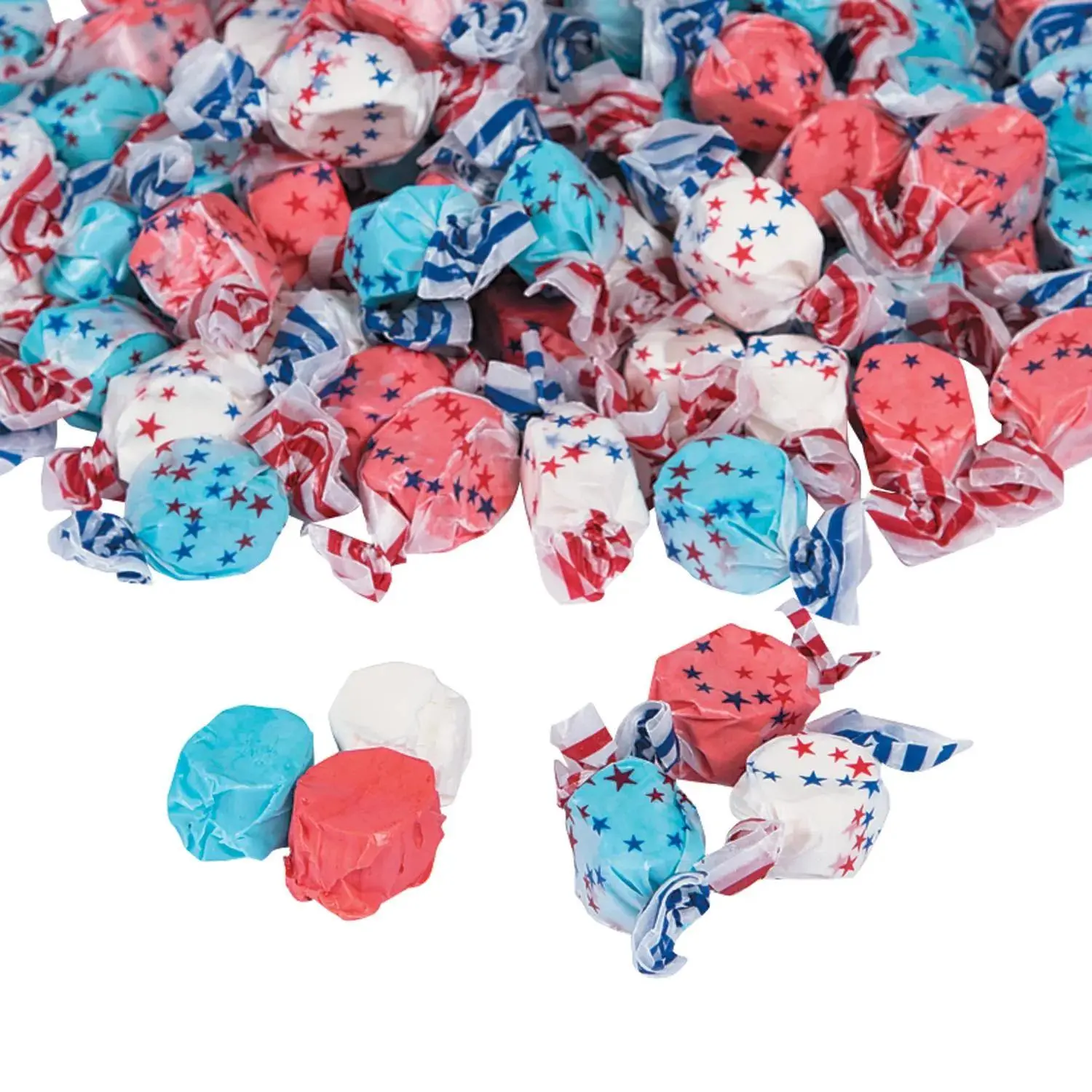 24 oz. Red, White & Blue Patriotic All-American Taffy Candy - 67 Pc.