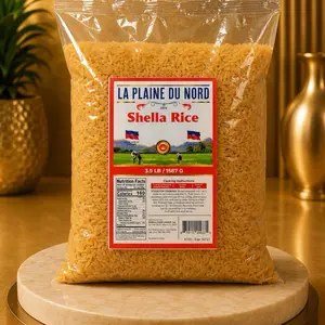 La Plaine Du Nord Shella Premium Long-Grain White Rice - Carb-Rich Pantry Food, 3.5 LB
