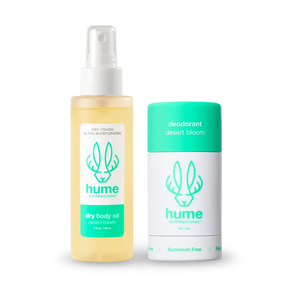 Hume Supernatural Biome Buddy: Plant-Based Probiotic-Powered Deodorant and Dry Body Oil Hume Supernatural Biome Buddy: Plant-Based Probiotic-Powered Deodorant and Dry Body Oil