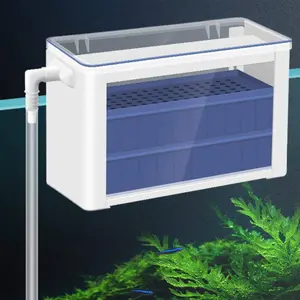 Garvee Aquarium Filter Box Water Purifier Circulation Filter External Hanging Fish Tank Drip Box Waterfall Filter Box Transparent Design