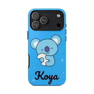 Koya BT-21 Phone Case: 3D Wrap, Impact Resistant Tech Accessory. Case for IP 11 12 13 14 15 16 17 Pro, Plus, Promax, S21,22,23,24,25 Ultra, Tough Case, Magsafe Case