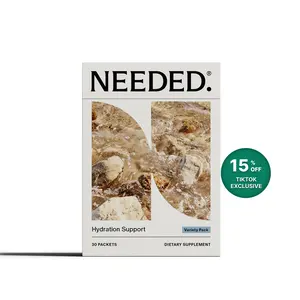 Needed. Hydration Support - Powdered Drink Mix - Multiple Flavors - Electrolytes & Trace Minerals - 30 Packets