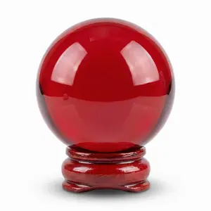 50mm Red Crystal Ball – Passion, Love &amp; Emotional Insight