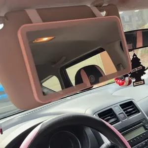 Car LED Makeup Mirror Sun Visor, Portable High-Definition Clear-View Car Mirror, 1 Count Car Accessory for Easy Application #GLOBAL PICKS
