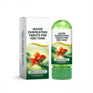 Aquarium Water Purification Tablets for Fish Tank - Eliminate Cloudy Substances, Clean Deodorize Algae Stains, 35 Tablets, Gentle & Effective