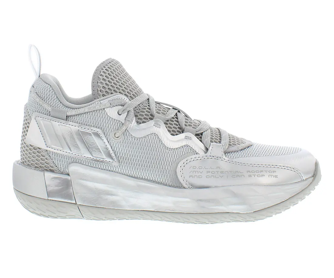 Adidas Dame 7 Extply Unisex 2-Tone Grey Performance Basketball Sneaker, Athletic Training Footwear for Active Lifestyles, Grey Two-Tone