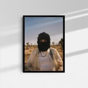 Music Poster Canvas Wall Art - Yeat Afterlyfe Album - Rapper Wall Art - Yeat Album Cover - Wall Decor