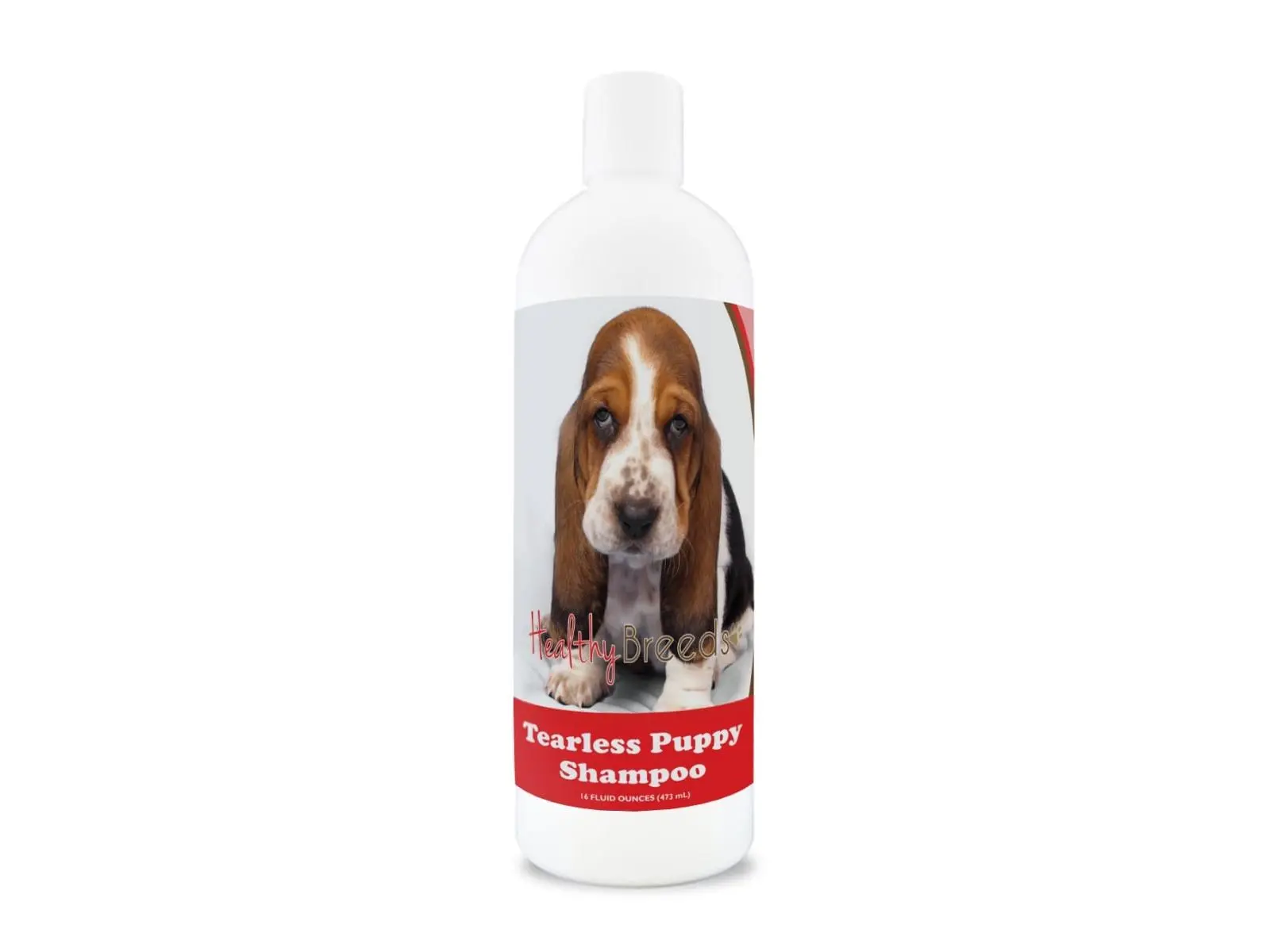 Healthy Breeds Basset Hound Tearless Puppy Dog Shampoo - Puppy Safe, Conditioning Formula (1.4 lbs) for 4 Weeks+ Age, Skin Health Support, Gentle Wash, Soft Coat & Gentle Cleaning, Healthy Skin