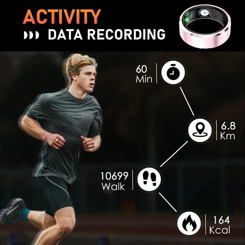SmartRingFitnessforMen&Women,WirelessMulti-SportTrackerwithCalorie,Distance,Steps,TouchpadControl,USBCharging,AluminumAlloy,RechargeableLithiumPolymerBattery,CompatibleSmartphones,Tablets,GameCons SmartRingFitnessforMen&Women,WirelessMulti-SportTrackerwithCalorie,Distance,Steps,TouchpadControl,USBCharging,AluminumAlloy,RechargeableLithiumPolymerBattery,CompatibleSmartphones,Tablets,GameCons
