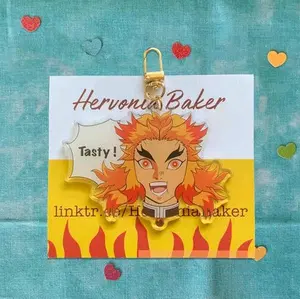 Rengoku Keychain - Demon Slayer Accessory - Phone, Accessories