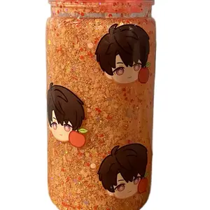 Love and Deepspace Caleb 16 oz snow globe tumbler