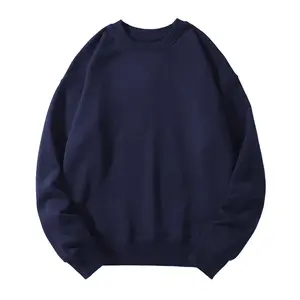 Digitex Unisex Fleece Crewneck Sweatshirt Casual Korean Minimalist Style 2025 Cotton Blend Relaxed Fit Oversized Tops Sizes S-3x Womenswear Comfy Hoodie Medium